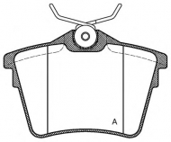 Комплект тормозных колодок OPEN PARTS BPA1103.00