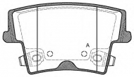 Комплект тормозных колодок OPEN PARTS BPA1127.08