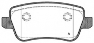 Комплект тормозных колодок OPEN PARTS BPA1178.00