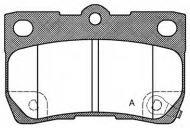 Комплект тормозных колодок OPEN PARTS BPA1181.02