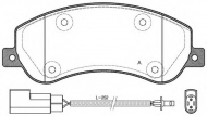 Комплект тормозных колодок OPEN PARTS BPA1250.02