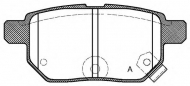 Комплект тормозных колодок OPEN PARTS BPA1286.02