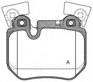 Комплект тормозных колодок OPEN PARTS BPA1373.00