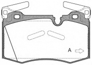 Комплект тормозных колодок OPEN PARTS BPA1374.00