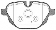 Комплект тормозных колодок OPEN PARTS BPA1421.00