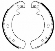 Комлект тормозных накладок Brake ENGINEERING SH2437