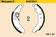 Комлект тормозных накладок BARUM BAE5021