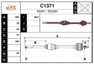 Вал SNRA C1371