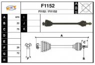 Вал SNRA F1152