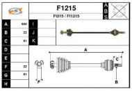 Вал SNRA F1215