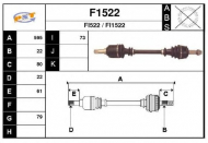 Вал SNRA F1522