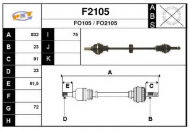 Вал SNRA F2105