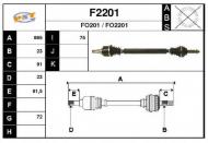 Вал SNRA F2201