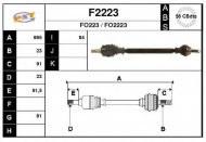 Вал SNRA F2223