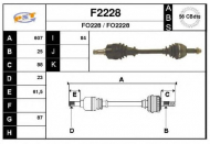 Вал SNRA F2228