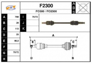 Вал SNRA F2300