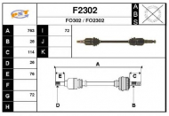 Вал SNRA F2302