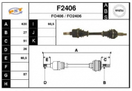 Вал SNRA F2406