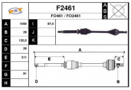Вал SNRA F2461