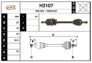 Вал SNRA H2107