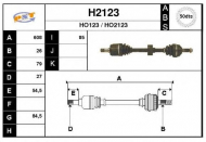 Вал SNRA H2123