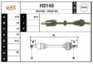 Вал SNRA H2145
