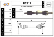 Вал SNRA H2217