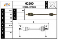 Вал SNRA H2500