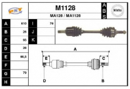 Вал SNRA M1128