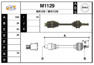 Вал SNRA M1129