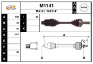 Вал SNRA M1141
