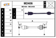 Вал SNRA M2406