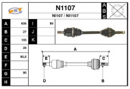 Вал SNRA N1107