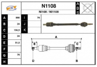 Вал SNRA N1108