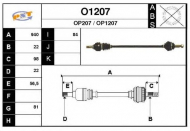 Вал SNRA O1207