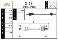 Вал SNRA O1211