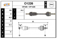 Вал SNRA O1226