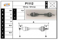 Вал SNRA P1112