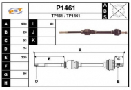 Вал SNRA P1461