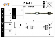 Вал SNRA R1421