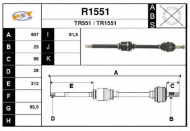 Вал SNRA R1551