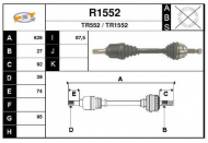 Вал SNRA R1552