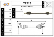 Вал SNRA T2213