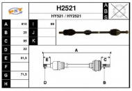 Вал SNRA H2521