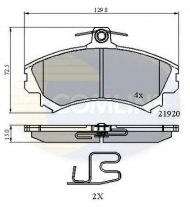 Комплект тормозных колодок COMLINE CBP3462