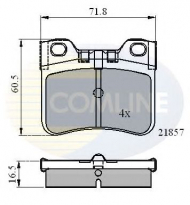Комплект тормозных колодок COMLINE CBP0771