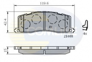 Комплект тормозных колодок COMLINE CBP3443