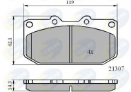 Комплект тормозных колодок COMLINE CBP0829