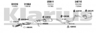 Глушитель KLARIUS 361860E