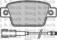 Комплект тормозных колодок BORG & BECK BBP2325